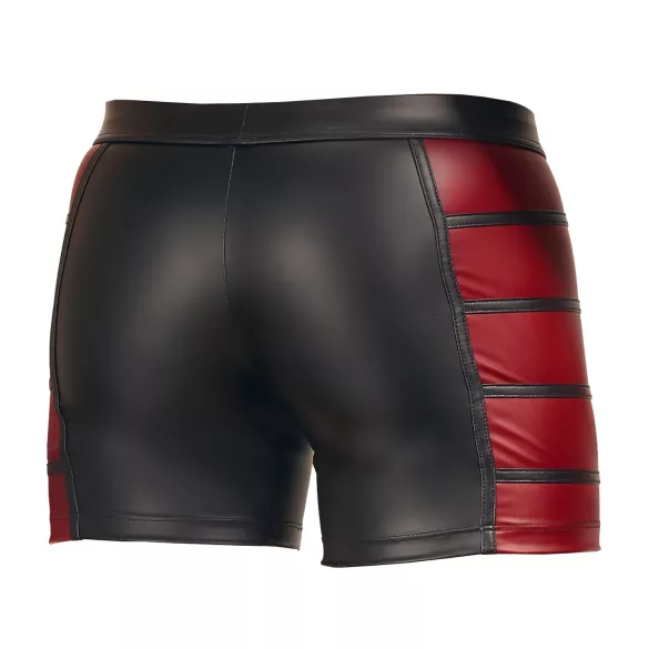 NEK - Black Boxer Briefs with Red Side Panels and Zipper