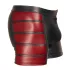 NEK - Black Boxer Briefs with Red Side Panels and Zipper - L