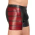 NEK - Black Boxer Briefs with Red Side Panels and Zipper - XL