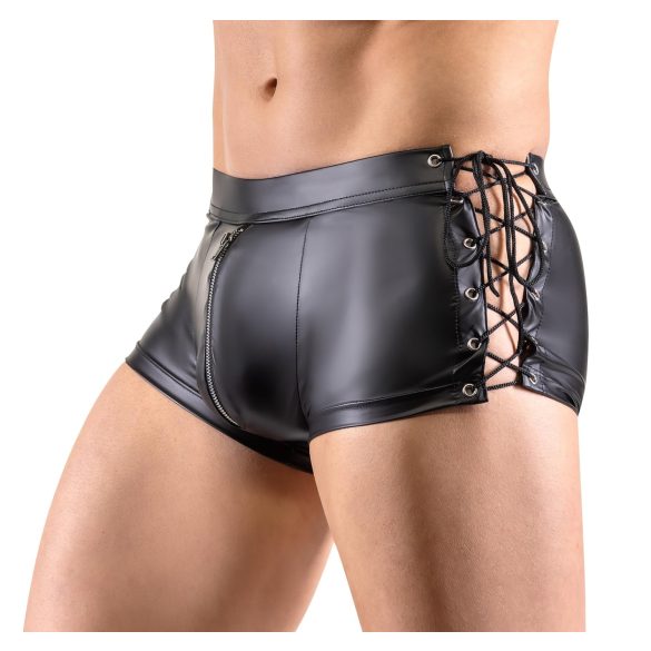 Svenjoyment - Lace-Up Matte Black Boxers
