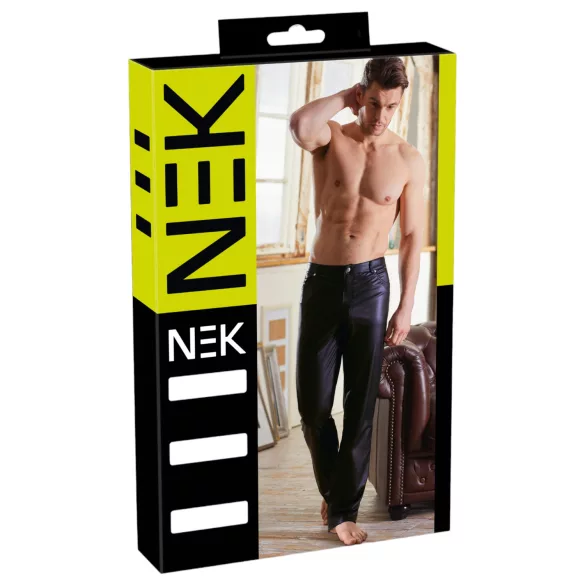 NEK - Glossy Finish Pants (Black) - L