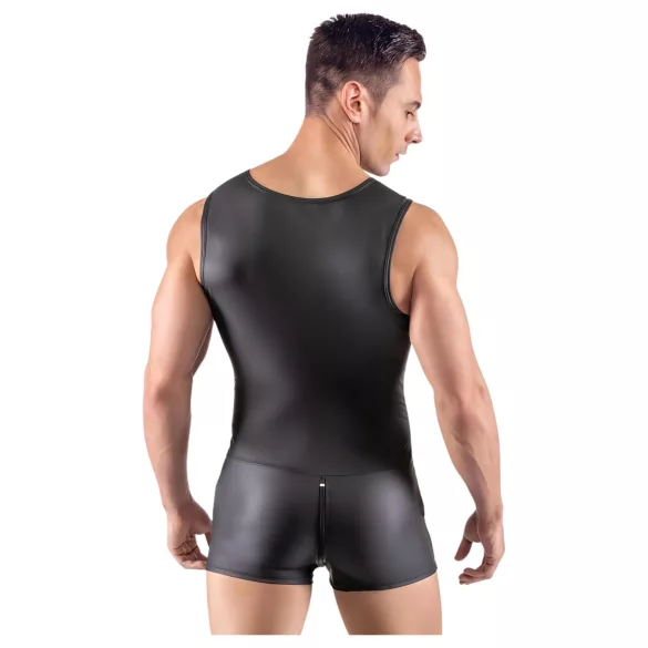 Svenjoyment - Men's Sleeveless Black Romper