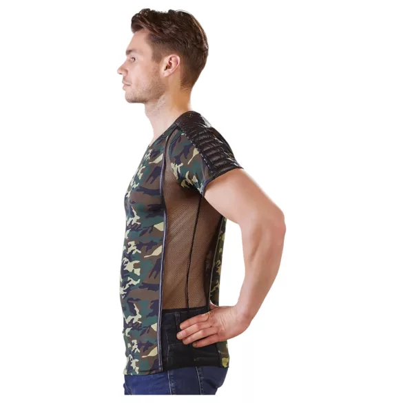 NEK - Men's Camo T-Shirt (Green-Brown) - 2XL