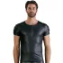 NEK - Matte Finish Men's Black Short Sleeve Top - L