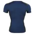 NEK - Men's Black Lace-Up Top with Fishnet Details (Blue)