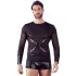 NEK - Cross-Strap Long Sleeve Men's Top (Black)