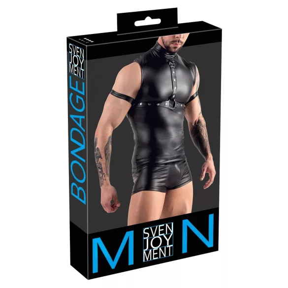 Svenjoyment - Men's Sleeveless Harness Top (Black) - M