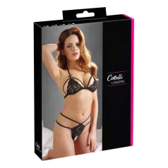 Cottelli - Open Lace Set (Black)
