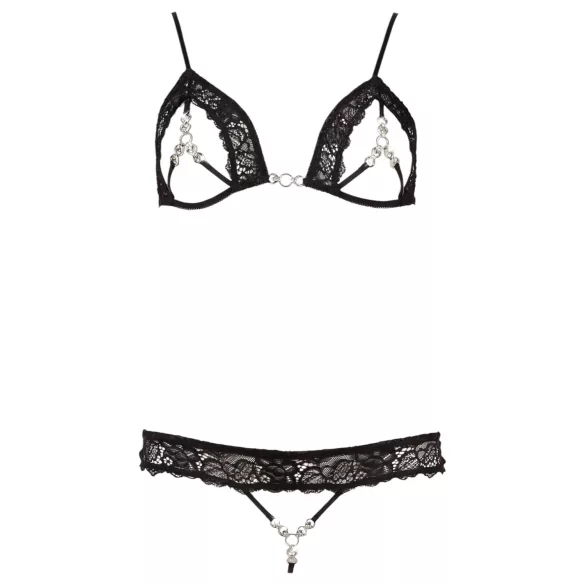 Abierta Fina - Extravagant Allure Bra Set