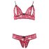 Cottelli - Seductive Lace Bra Set (Red)