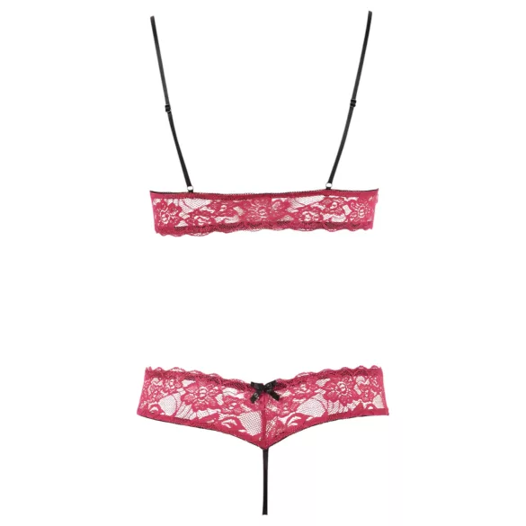 Cottelli - Seductive Lace Bra Set (Red) - M