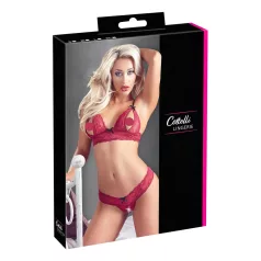 Cottelli - Seductive Lace Bra Set (Red) - L