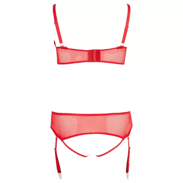 Cottelli Plus Size - Versatile Lingerie Duo (Red)
