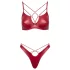 Cottelli Party - Shiny Red Bra Set - 80B/M