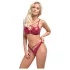 Cottelli Party - Shiny Red Bra Set - 85B/L