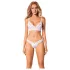 Obsessive Set Heavenly - Lacy Bra Set (White) - M/L