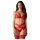 Obsessive Cupid Desir - Lace Lingerie Set (Red) - L/XL