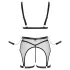 Cottelli Bondage - Sheer Mesh Set with Chains (Black) - L
