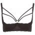 Cottelli Plus Size - Strappy Ringed Lift Bra (Black) - 90D
