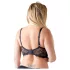 Cottelli Plus Size - Strappy Ringed Lift Bra (Black) - 95F