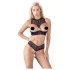 Cottelli - Open Cup Bra Set (Black) - 80B/M