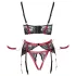 Cottelli Bondage - Red Lace Lift-Up Set - XL