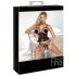 Abierta Fina - Open Thong & Corset (Black)