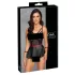 Cottelli Bondage - Shiny Set with Wrist Cuffs (Black) - 80B/M