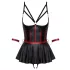 Cottelli Bondage - Shiny Set with Wrist Cuffs (Black) - 80B/M