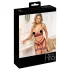 Abierta Fina - Chain Lift Bra Set (Red) - L