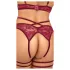Abierta Fina - Chain Lift Bra Set (Red) - L