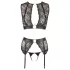 Cottelli Bondage - Lace Lingerie Set (4 Piece) - L