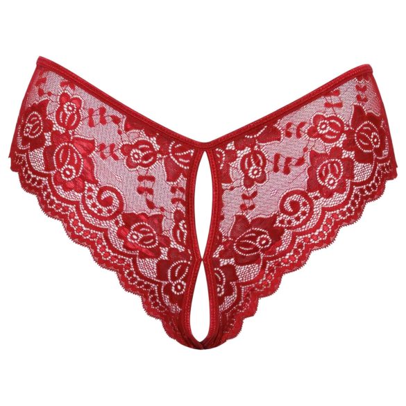 Cottelli - Open Lace Panty (Red)
