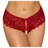 Cottelli - Open Lace Panty (Red) - M