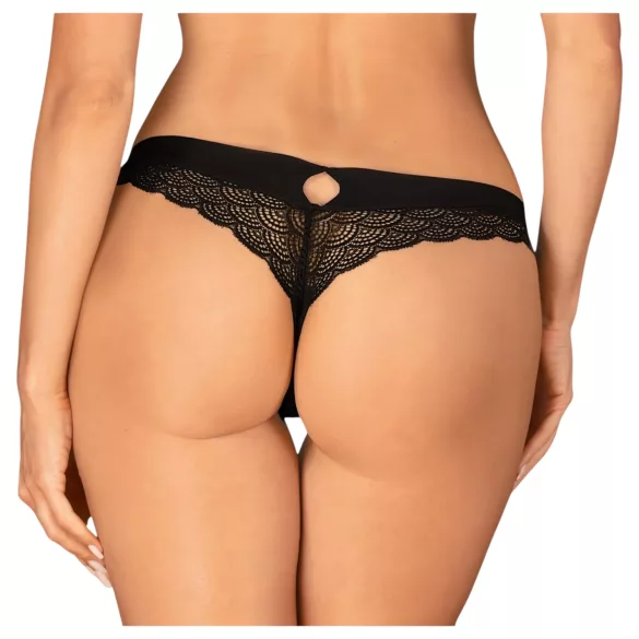 Obsessive Chemeris - Sexy Black Thong - XL/XXL