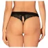 Obsessive Chemeris - Open Thong (Black) - M/L