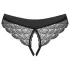 Obsessive Chemeris - Open Thong (Black) - M/L