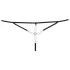 Cottelli - Women's Sparkly Minimal Thong (Black) - M/L