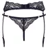 Cottelli - Lace Garter Belt with Thong (Black)