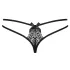 Obsessive Intensa - Double Strap Lace Thong (Black)