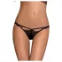 Obsessive Intensa - Double Strap Lace Thong (Black)