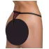 Cottelli - Luxury Black Rose Pearl Thong