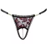 Cottelli - Luxury Black Rose Pearl Thong