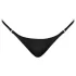 Noir - Glossy Effect Thong (Black) - L/XL