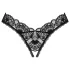 Obsessive Donna Dream - lace open thong (black) - XL/XXL