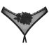 Obsessive Latinesa - Open Thong (Black) - M/L