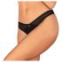Obsessive Latinesa - Open Thong (Black)
