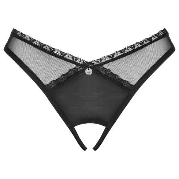 Obsessive Latinesa - Open Thong (Black)