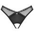 Obsessive Latinesa - Open Thong (Black)