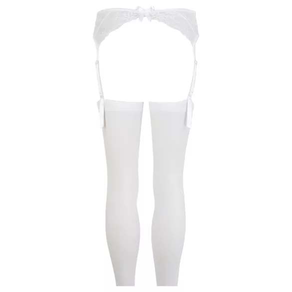 NO:XQSE - Lace Garter Set - White